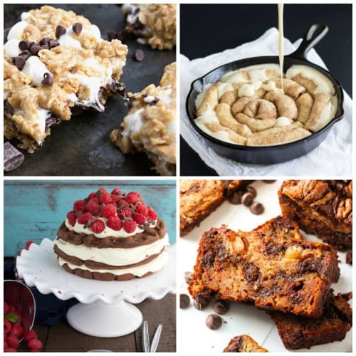 ย Here are some more simple desserts from Chelsea's Messy Apron: ย Here are some more simple desserts in a collage from Chelsea's Messy Apron: