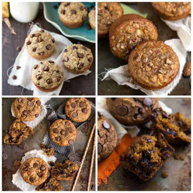 Chelsea's Messy Apron Snack Ideas. Healthy and Flourless Muffins snack ideas from Chelseas messy apron blog.