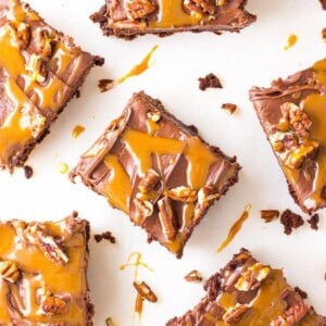 Frosted Turtle Brownies