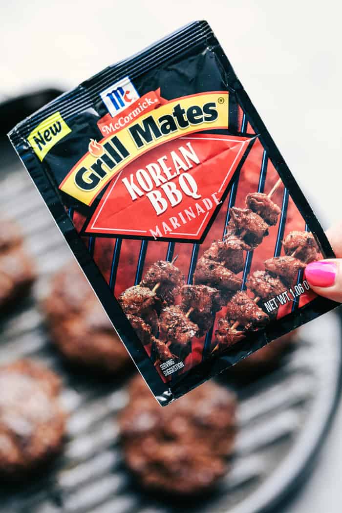 Grill Masters Koren BBQ Marindae! Grill Mates Korean BBQ package