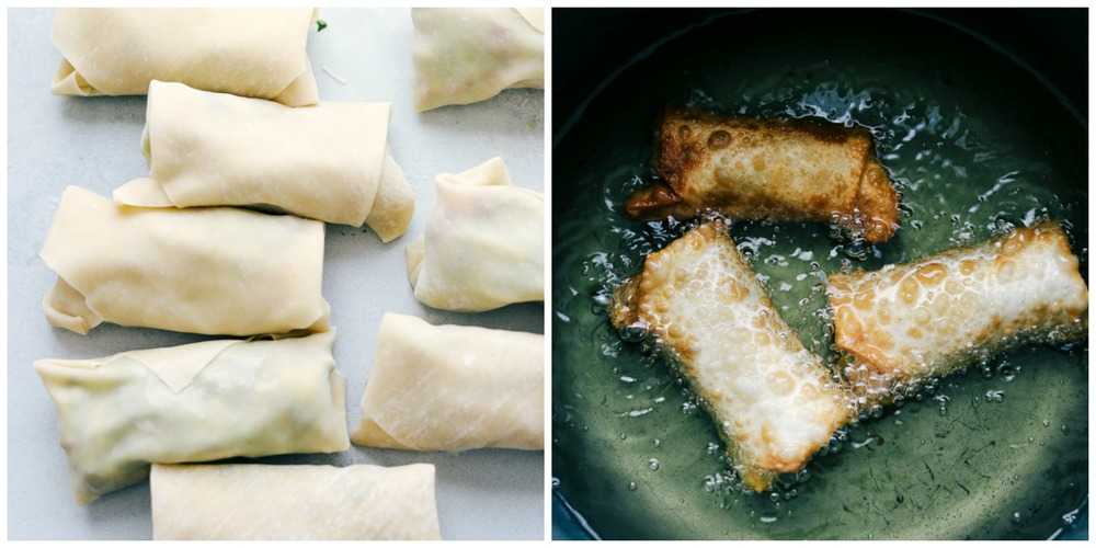 Avocado Egg Rolls are crispy on the outside with an avocado mixtureย inside that is bursting with flavor! Once these hit the table theyย don't last long! How to cook avocado egg rolls in a skillet.