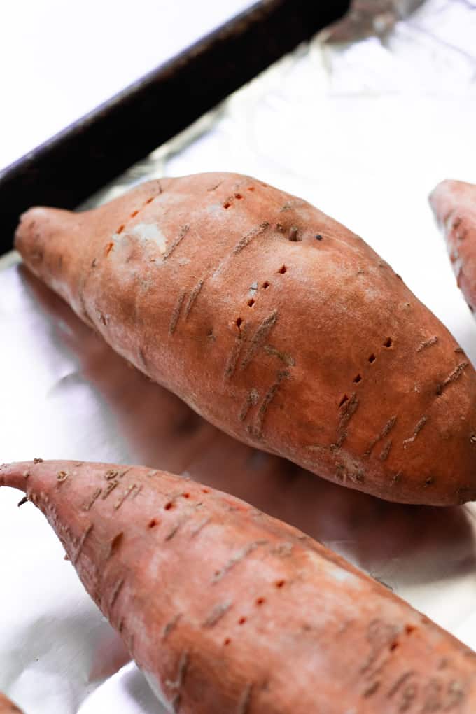 Mashed Sweet Potatoes. These sweet, creamy potatoes are swirled with maple syrup and sprinkled with salt. The salty sweet flavor makes these the BEST side dish recipe! cooking sweet potatoes