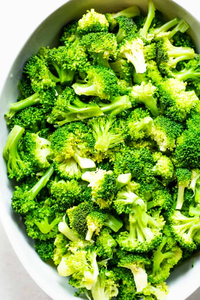 Broccoli Casserole. This cheesy, casserole is loaded up with fresh tender broccoli florets, baked in a homemade creamy cheese sauce, and topped with crispy buttered Panko crumbs. This casserole is sure to be a highlight! Broccoli in the casserole dish
