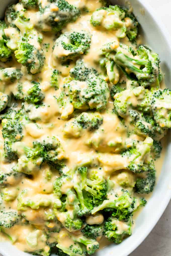 Broccoli Casserole. This cheesy, casserole is loaded up with fresh tender broccoli florets, baked in a homemade creamy cheese sauce, and topped with crispy buttered Panko crumbs. This casserole is sure to be a highlight! Broccoli casserole