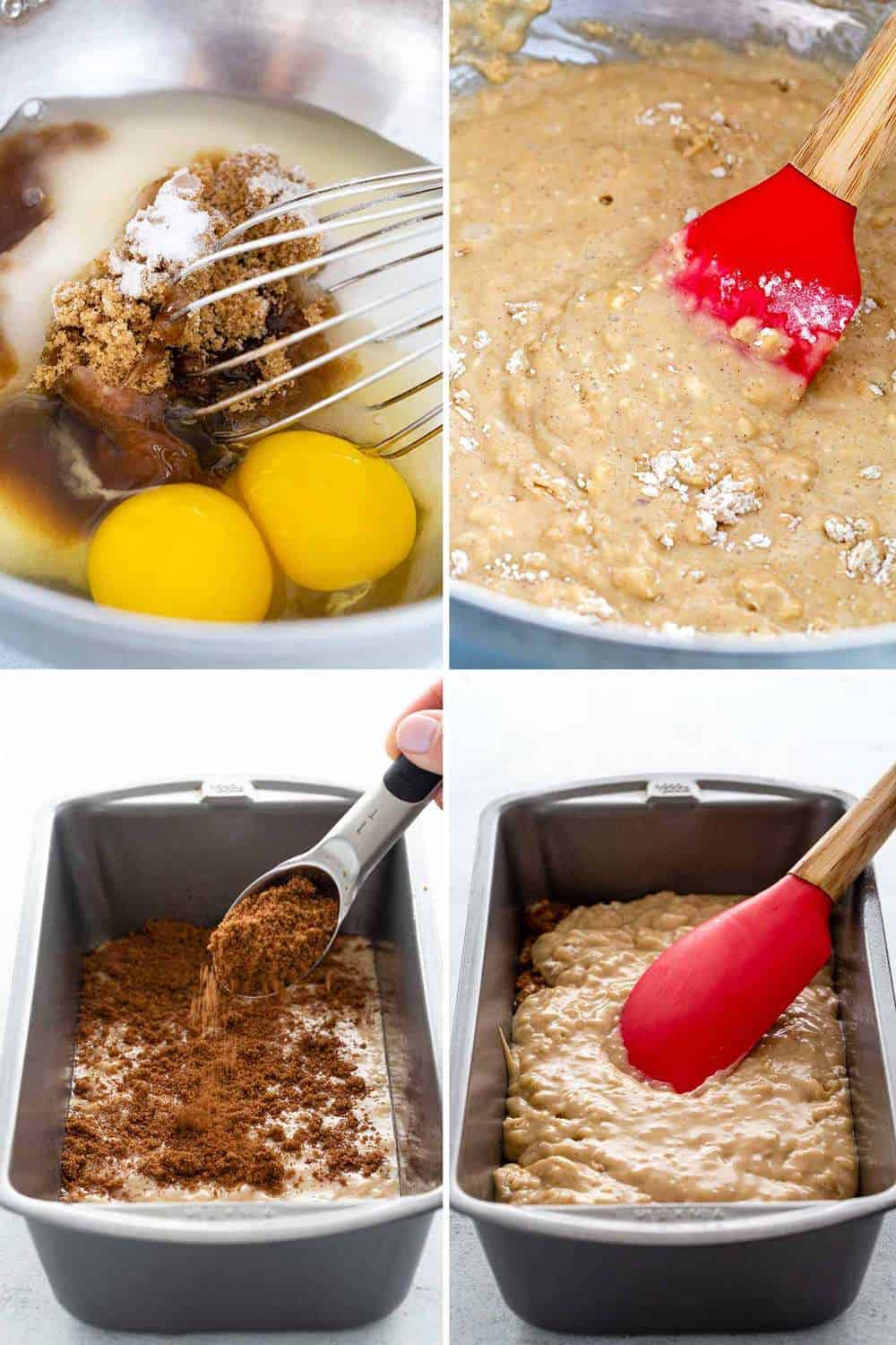 Cinnamon bread with warm spices and a sweet topping makes for a tasty breakfast or snack. Using a quick bread base, each loaf yields tender slices of cinnamon swirl bites. Cinnamon Bread mixing instructions