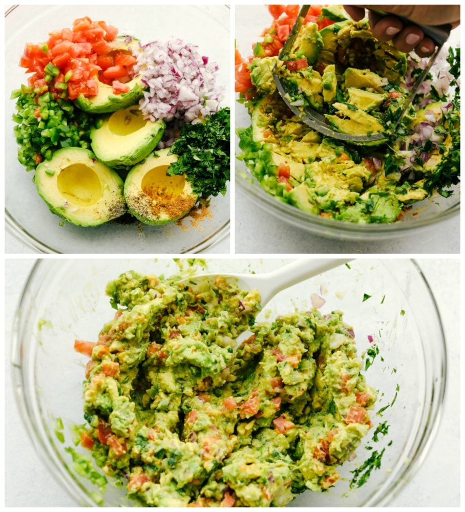 Guacamole is the perfect creamy dip that's loaded with avocado and tomatoes and spiced with jalapeno and cumin. Beware because this crowd-pleasing dip is such a hit it disappears quickly! Steps to make guacamole.