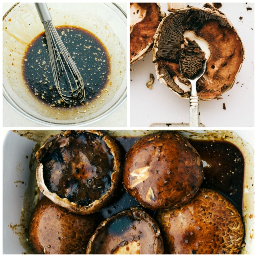 Grilled Honey Balsamic Portobello Mushrooms have deep sweet and savory flavors and a substantial hearty texture that stands up perfectly to your grill! Amazing as a grilled dinner or an appetizer, you will love the way this unique ingredient livens up your summer menu! Steps to make grilled honey balsamic portobello mushrooms.