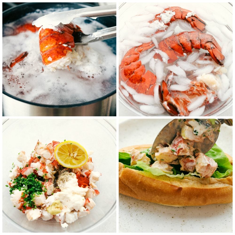 An Easy Lobster Roll is a heavenly sandwich with a soft and chewy bun that's stuffed with cool, fresh lobster salad made from a sweet mayonnaise base. Every bite is packed with crave-worthy flavor that is light and tasty! Steps to make lobster rolls.