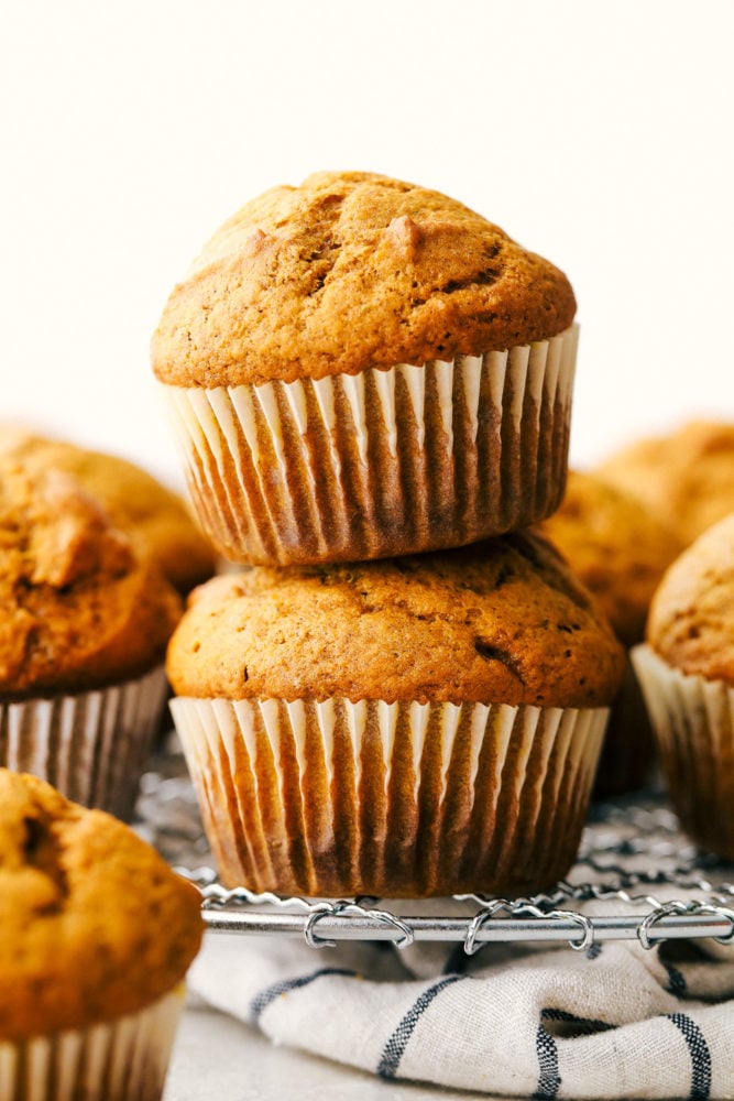 Soft, fluffy, moist, spicy Perfect Pumpkin Muffins bring the flavors of fall to your table. These are wonderfully light and flavorful and super easy. It's a great way to usher in the Pumpkin baking season. Fluffy, soft, moist perfect pumpkin muffins.