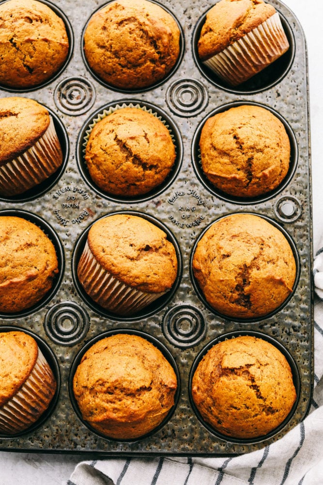 Soft, fluffy, moist, spicy Perfect Pumpkin Muffins bring the flavors of fall to your table. These are wonderfully light and flavorful and super easy. It's a great way to usher in the Pumpkin baking season. Fluffy, soft, moist perfect pumpkin muffins.