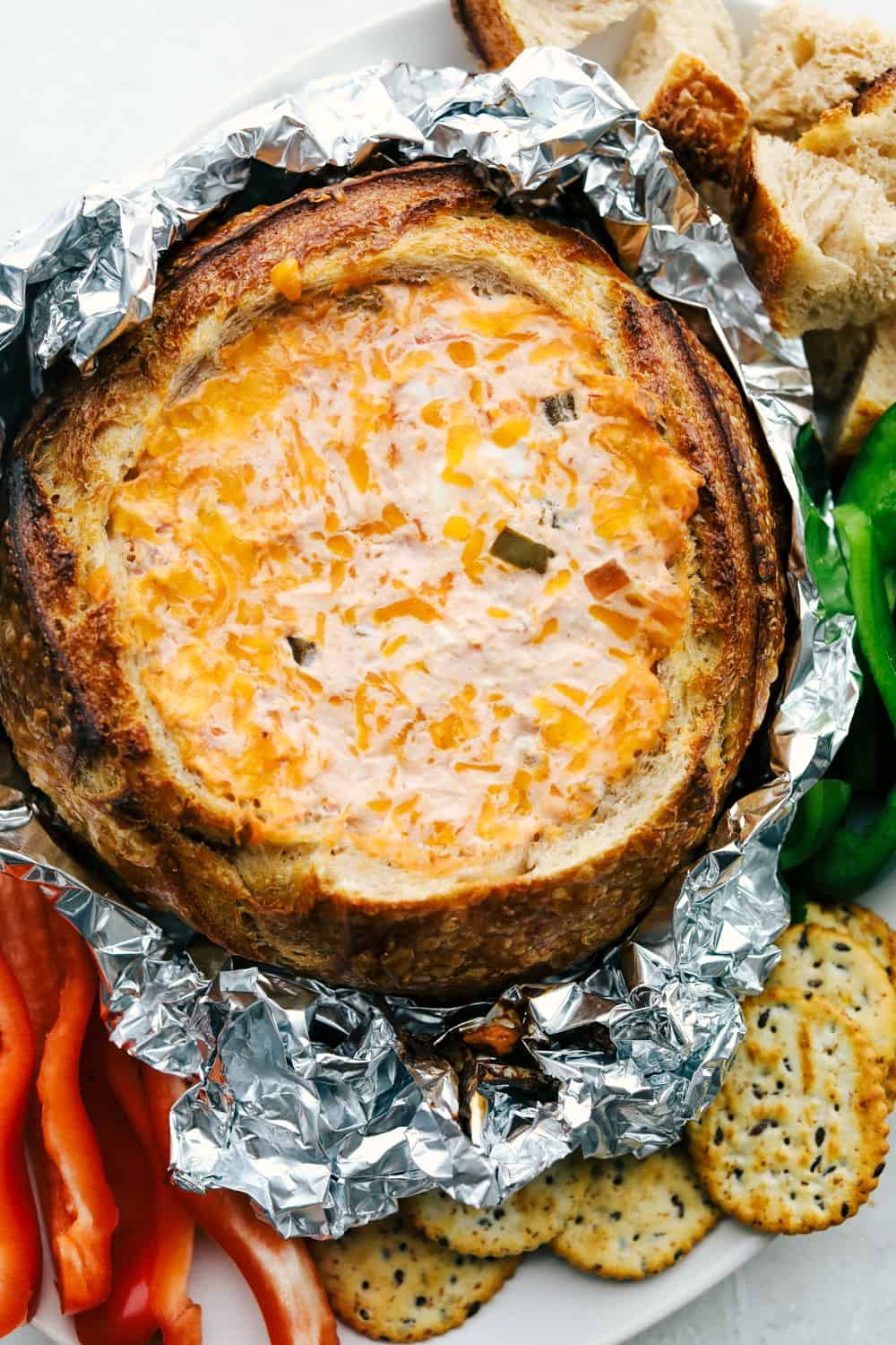 This Cream Cheese Salsa Dip is thick, rich and creamy from the inside, out! It is the perfect appetizer for game days and get togethers!