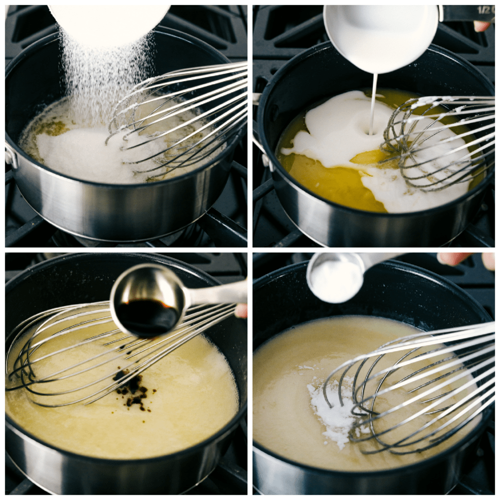 Rich, creamy, and luscious Buttermilk Syrup is so good, it's literally to Die for! This will be worth waking up for in the morning!ย Using sugar, milk, and vanilla to make the homemade buttermilk.