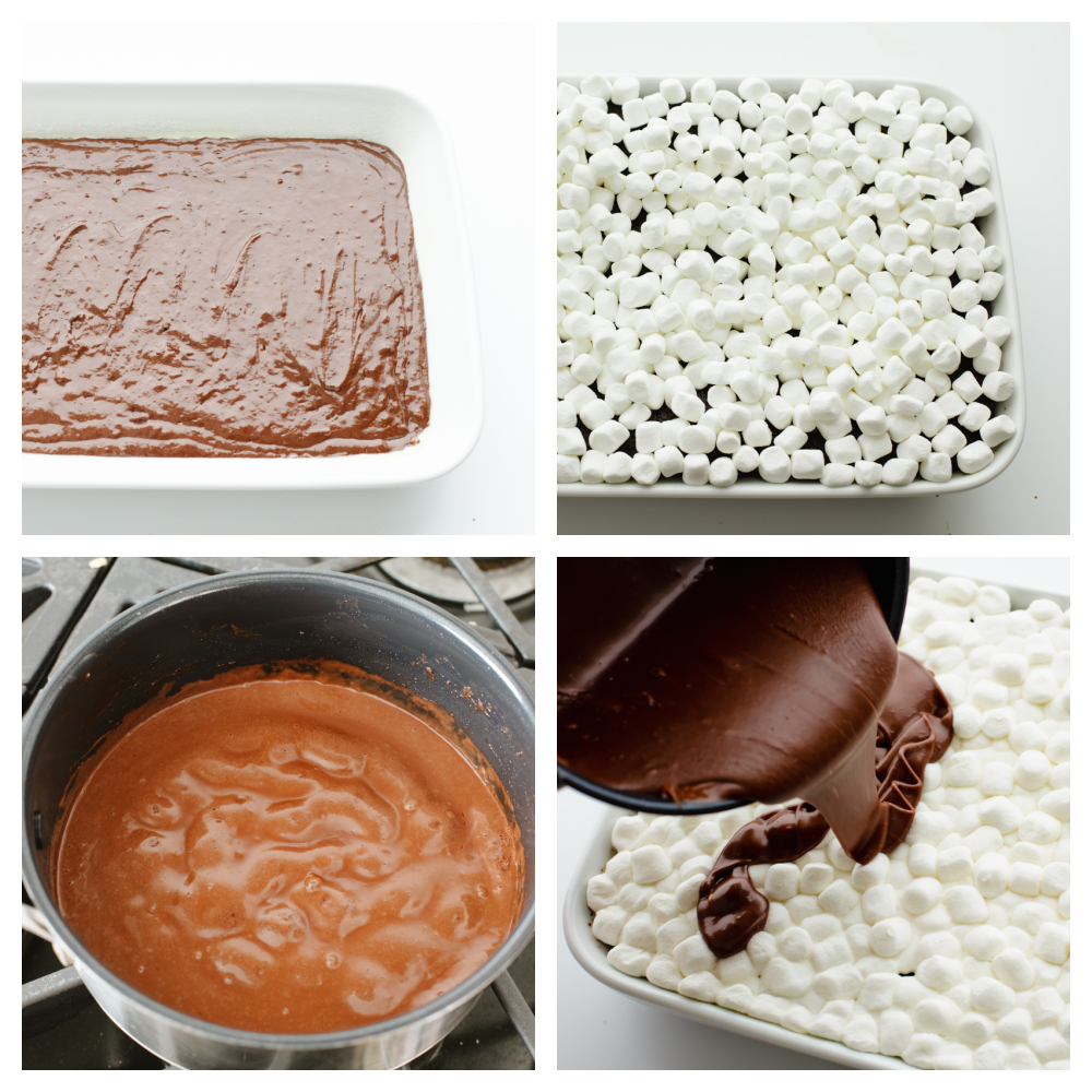 Mississippi mud cake is a delicious, ooey-gooey cake that is perfectly moist. It is absolutely amazing! And let me warn you now... you won't be able to stop after just one piece! The process shots of making mudslide cake.