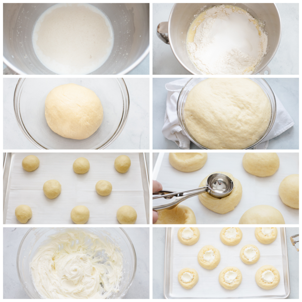These delicious dough-filled, buttery soft kolaches pack a punch of flavor. This recipe is a tried and true favorite that will be a hit with your entire family! Process photos of making kolaches.