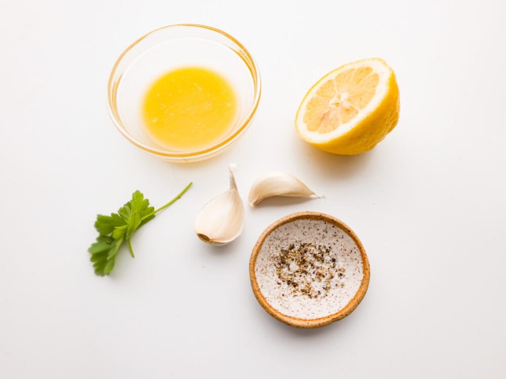There's really nothing better than this homemade garlic butter sauce. It's rich, savory, and perfect for seafood, pasta, veggies, and more! Trust me when I say you'll want to put it on everything. 3 ingredients needed to make the sauce.