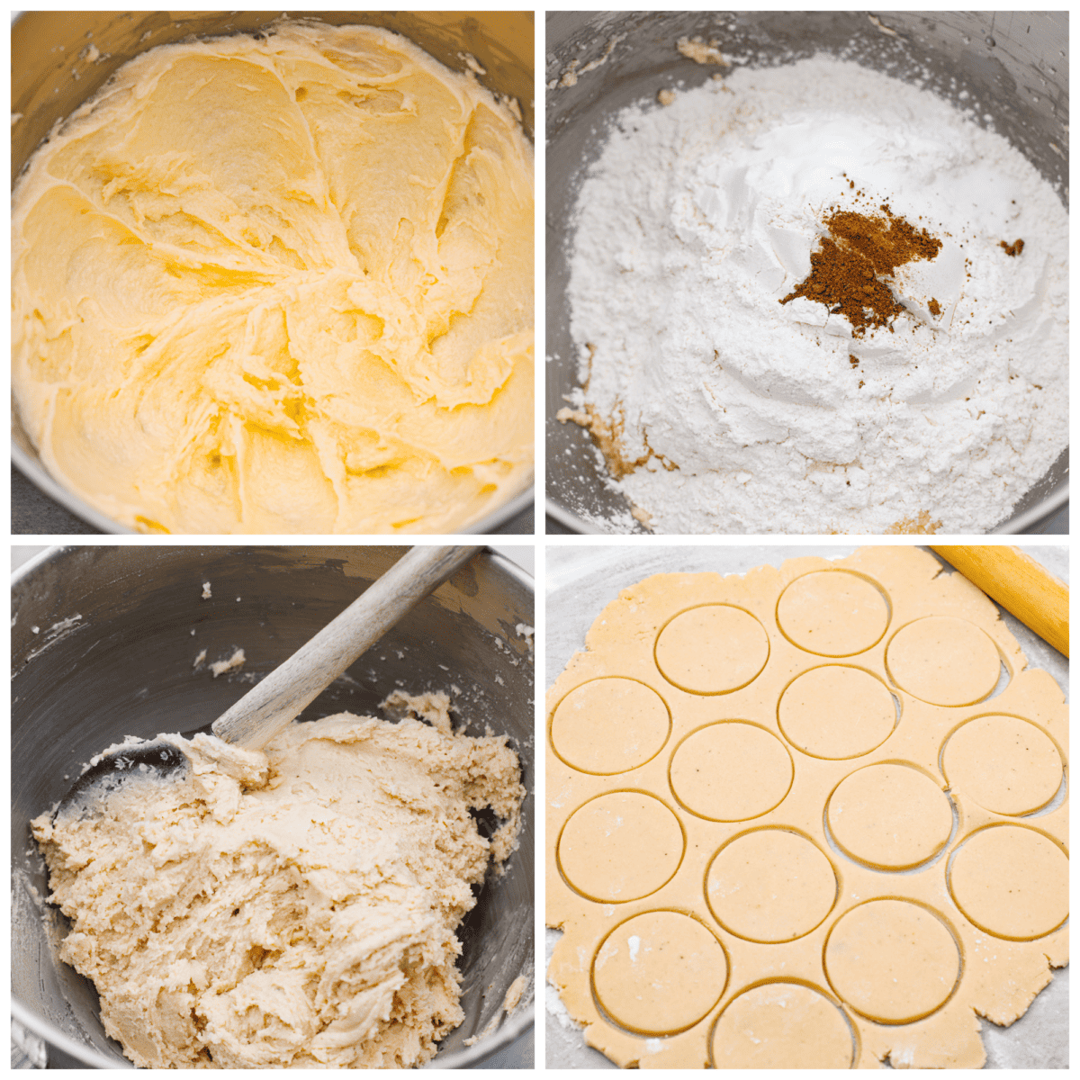 Delicately crumbly and a little bit sweet, these tea cakes are the perfect afternoon snack! They're super simple, but so irresistible. Make a cup of your favorite tea to serve with them and enjoy! Overhead shots of the process of making tea cakes.