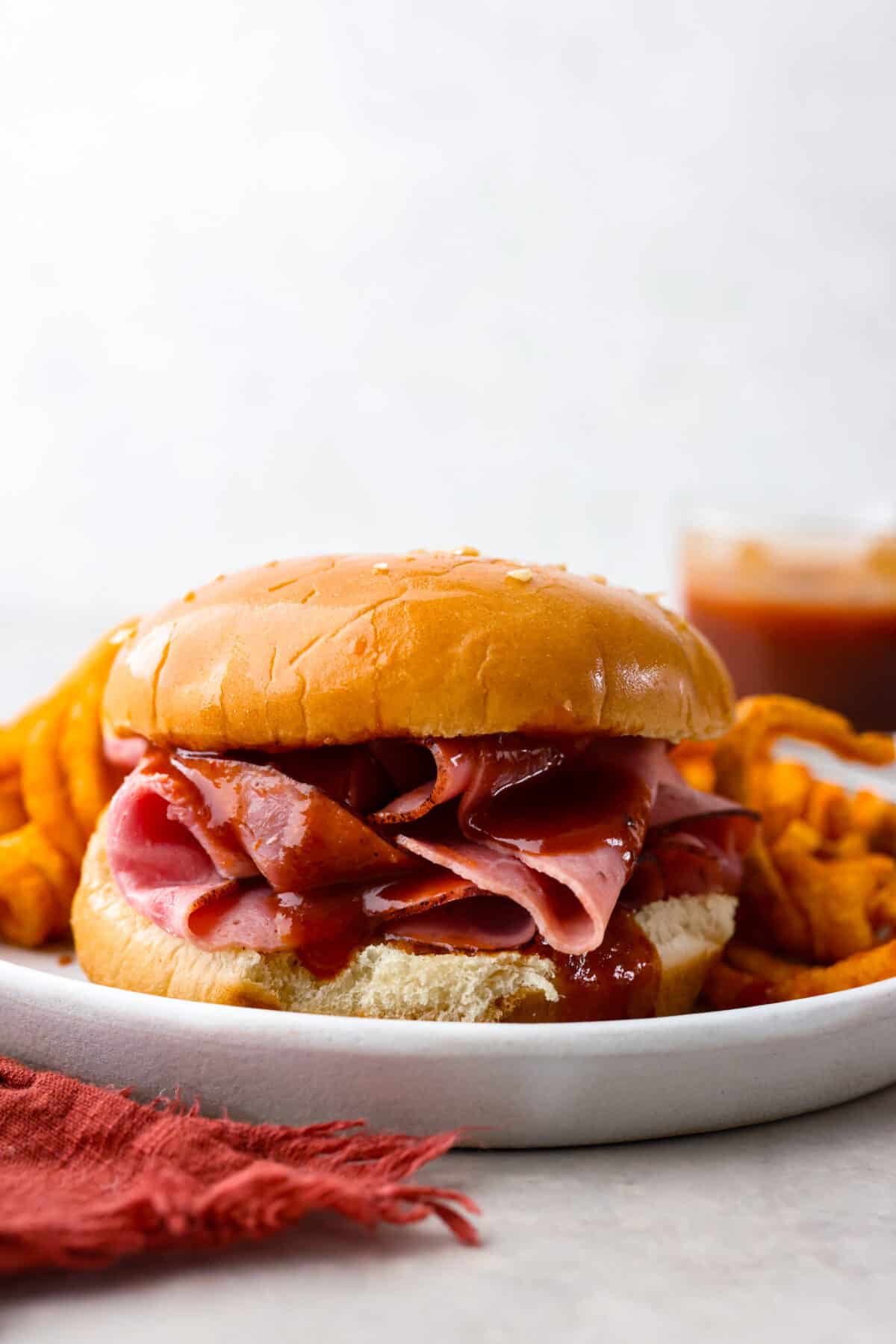 Skip the drive-thru and whip up this irresistible homemade Arby's sauce in minutes! It's a delicious mix of smoky paprika, tangy vinegar, and brown sugar. Arby’s sauce on a roast beef sandwich.