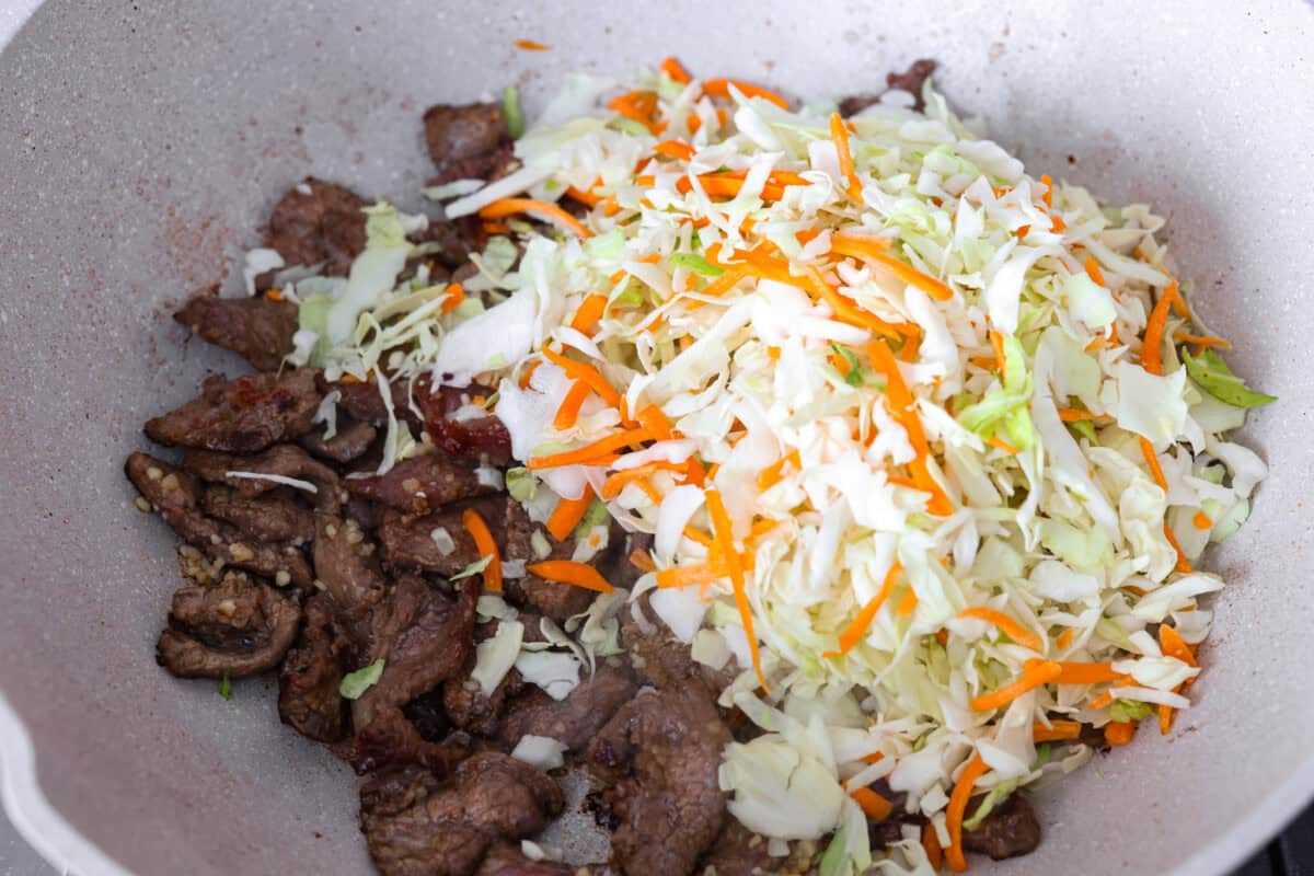 Skip the takeout, this Beef Chow Mein is ready in just 25 minutes! Packed with tender beef, crisp veggies, and saucy noodles, it’s a fast, flavorful dinner that hits the spot every time. Cooked beef with coleslaw mix.